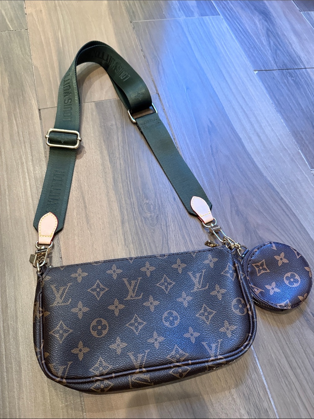 Designer Brown Shoulder Crossbody Bag - Picture 6 of 6